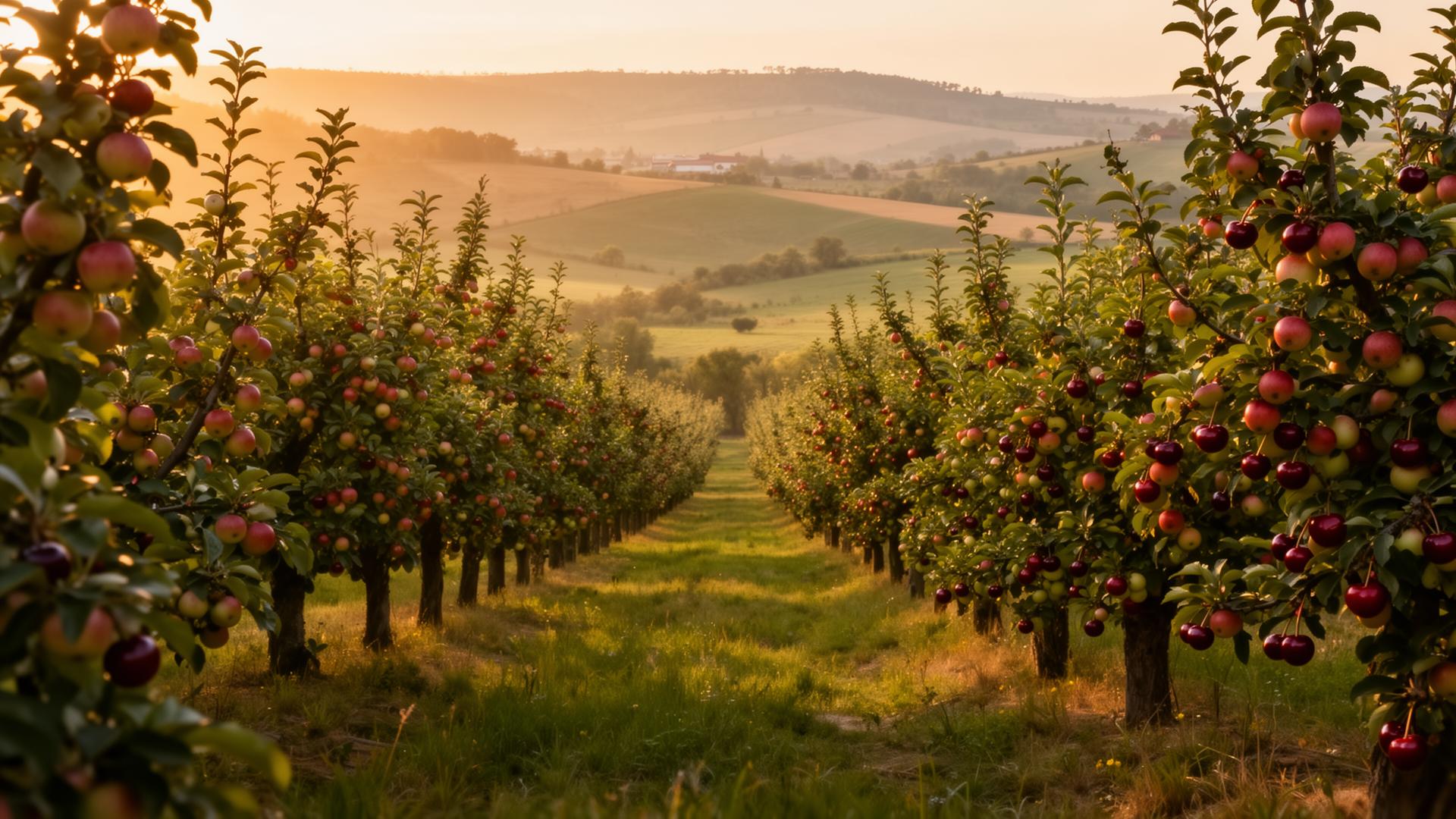 Livada de fructe a familiei Dirius în Onceşti, Dâmbovița